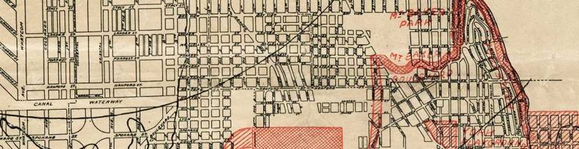 Olmstead Brothers' Map of Seattle Parks
