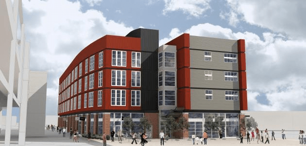 Proposed plaza area for Mt. Baker Towncenter